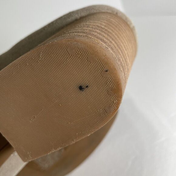 Dolce Vita DAINE Bootie Women’s Size 10M Tan Suede Step Ankle Stacked 2.5” Heel - Picture 10 of 12